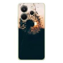 Силиконовый Чехол с одуванчиками на Xiaomi Redmi Note 15 – Красивый одуванчик