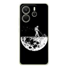 Силіконовый Чохол з принтом "Космонавти" на Xiaomi Redmi Note 15 – Космонавт