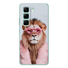 Чехол с принтом стильные животные для Xiaomi Redmi Ноутбук 15R 
 – Лев в очках