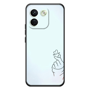 Чохол (Знак сердечка) для Xiaomi Redmi Note 17 Pro Max (Сердечко на блакитному)
