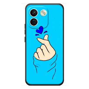 Чохол (Знак сердечка) для Xiaomi Redmi Note 17 Pro Max (Сердечко на синоьому)