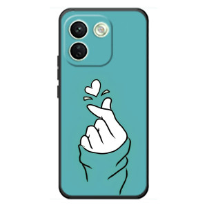 Чохол (Знак сердечка) для Xiaomi Redmi Note 17 Pro Max (Сердечко на бірюзовому)