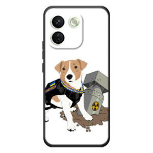 Чехол с принтом Собаки Патрон для Xiaomi Redmi Note 17 Pro Max (Пёс Патрон с ракетой)