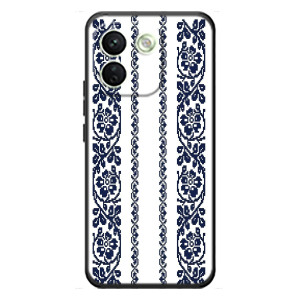 Силіконовый Чохол на Xiaomi Redmi Note 17 Pro Max з картинкой Вишиванки (Синя вишиванка)