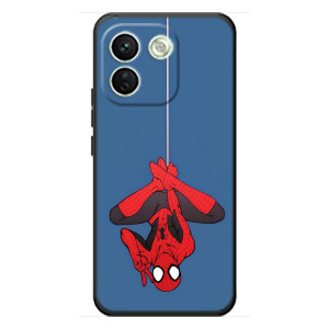 Чехол Супергерой Человека Паука на Xiaomi Redmi Note 17 Pro Max – На паутине