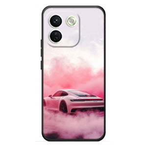 Чехол с авто Порше для Xiaomi Redmi Note 17 Pro Max – Розовый Порше