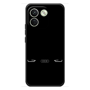 Силиконовый бампер с картинкой машины на Xiaomi Redmi Note 17 Pro Max – Силует Audi