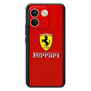 Силиконовый бампер с картинкой машины на Xiaomi Redmi Note 17 Pro Max – Ferrari Logo