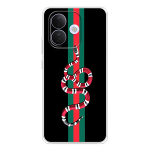 Чехлы Бренд GUCCI для Xiaomi Redmi Note 17 Pro – Змей Гуччи
