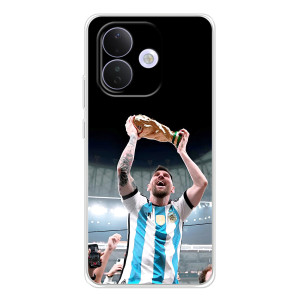 Чехлы Лео Месси Аргентина для Xiaomi Redmi Note 17 Pro – Счастливый Месси