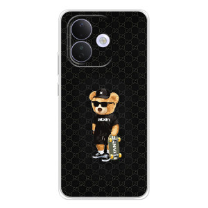 Чехлы Мишка Тедди для Сяоми Редми Ноте 17 Про – GUCCI Teddy