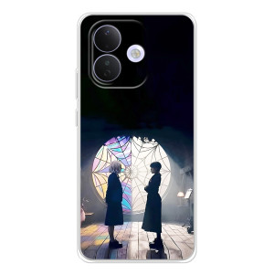 Чехлы с принтом Уэнсдей на Xiaomi Redmi Note 17 Pro – Уэнсдей и Энди