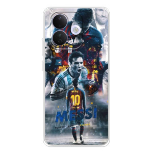 Чехол Месси футболист для Xiaomi Redmi Note 17 Pro – Коллаж Месси