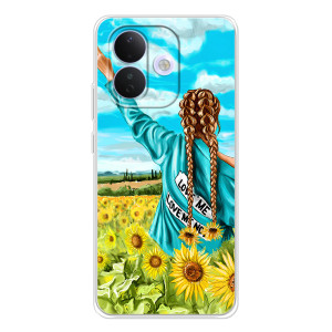 Чохол Стильні дівчата на Xiaomi Redmi Note 17 Pro (Дівчина на полі)