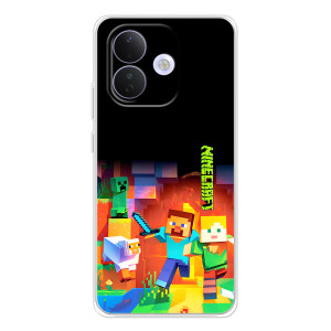 Чохли для Xiaomi Redmi Note 17 Pro (Персонажі МайнКрафт) – Герой Майнкрафт