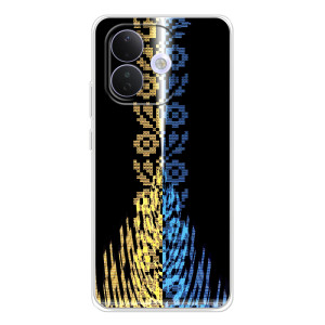 Силиконовый Чехол на Xiaomi Redmi Note 17 Pro (Патриотическая вышиванка)