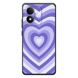 Чехлы с тематикой "Маленькие Сердечки" на Xiaomi Redmi Note 17 – Сердце фиолет