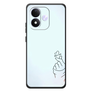 Чехлы (Знак сердечка) на Xiaomi Redmi Note 17 (Сердце на голубом)