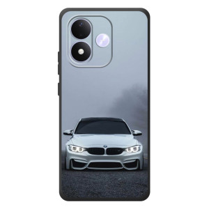 Чехол BMW для Сяоми Редми Ноут 17 (БМВ в тумане)