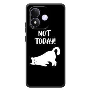 Бампер с изображением Котиков для Сяоми Редми Ноте 17 – Not Today