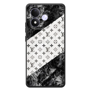 Чехол Стиль Louis Vuitton на Xiaomi Redmi Note 17 – LV на белом