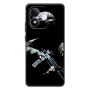 Чехол с украинским воином на Xiaomi Redmi Note 17 (Украинский снайпер)