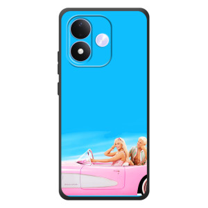 Силиконовый Чехол Барби Фильм на Xiaomi Redmi Note 17 – Барби и Кен