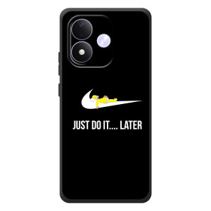 Силиконовый Чехол на Xiaomi Redmi Note 17 с картинкой Nike (Later)