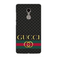 Чохли  GUCCI для Сяомі Редмі Ноут 4 (AlphaPrint) (Gucci оригінал)