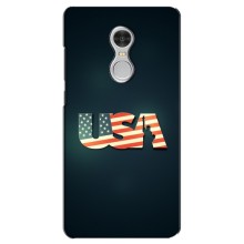 Чехол Флаг USA для Xiaomi Redmi Note 4 (USA)