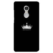 Чехол (Корона на чёрном фоне) для Редми Нот 4 – Белая корона