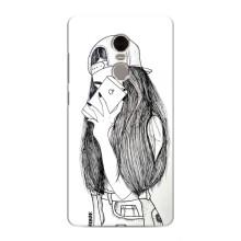 Чохол з друком для Xiaomi Redmi Note 4 - (Мода) (AlphaPrint) (Фото дівчини)