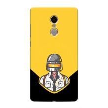 Чеjхол PUBG для Сяомі Редмі Ноут 4 (AlphaPrint) (Пабг в шоломі)