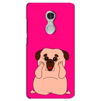 Чехол (ТПУ) Милые собачки для Xiaomi Redmi Note 4 – Веселый Мопсик