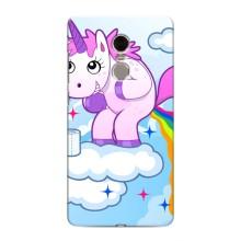 Чехол Unicorn на Xiaomi Redmi Note 4 (Радуга единорожка)