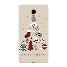 Різдвяні Чохли для Xiaomi Redmi Note 4 (VPrint) (Merry Christmas)