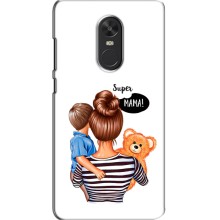 Чехол с печатью для Xiaomi Redmi Note 4X - (Мама с ребенком) (AlphaPrint) (Мама с сыном)