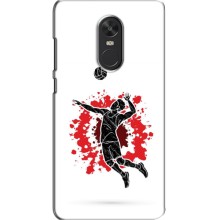 Чохли з прінтом Спортивна тематика для Xiaomi Redmi Note 4X – Волейболіст