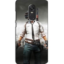 Чехол PUBG для Сяоми Редми Ноут 4Х (AlphaPrint) (Пабг мен)