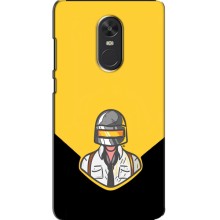Чехол PUBG для Сяоми Редми Ноут 4Х (AlphaPrint) (Пабг в шлеме)