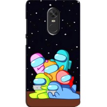 Чехол Амонг Ас для Xiaomi Redmi Note 4X (AlphaPrint) (Скины в космосе)