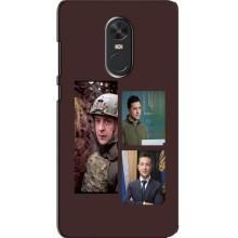 Чехол для Xiaomi Redmi Note 4X (AlphaPrint - с принтом Зеленского) – Президент