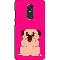 Чехол (ТПУ) Милые собачки для Xiaomi Redmi Note 4X (Веселый Мопсик)