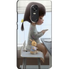 Дівчачий Чохол для Xiaomi Redmi Note 4X (ДІвчина з іграшкою)