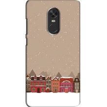 Новогодние, Праздничные Чехлы для Xiaomi Redmi Note 4X - 2024 год (Зимний город)