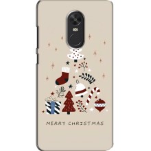 Рождественские Чехлы для Xiaomi Redmi Note 4X (VPrint) (Merry Christmas)