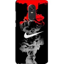 Силиконовый Чехол на Xiaomi Redmi Note 4X с картинкой Nike (Nike дым)