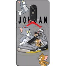 Силиконовый Чехол Nike Air Jordan на Редми нот 4х (Air Jordan)