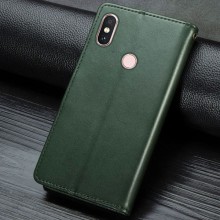 Шкіряний чохол книжка GETMAN Gallant (PU) для Xiaomi Redmi Note 5 Pro / Note 5 (AI Dual Camera) – Зелений