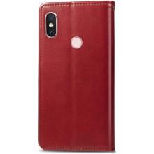Шкіряний чохол-книжка GETMAN Gallant (PU) для Xiaomi Redmi Note 5 Pro / Note 5 (AI Dual Camera) – Червоний